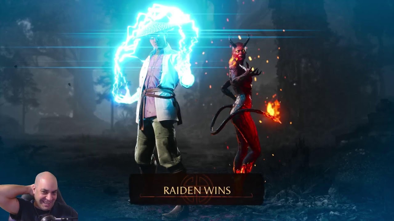Some ranked matches on MK1 on the PS5