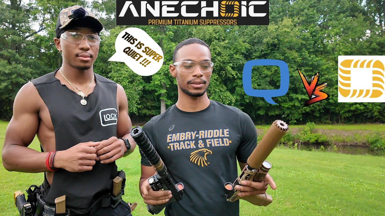 I Shot the Quietest 9mm Suppressor!! | Q Erector 9 vs AnechoX35