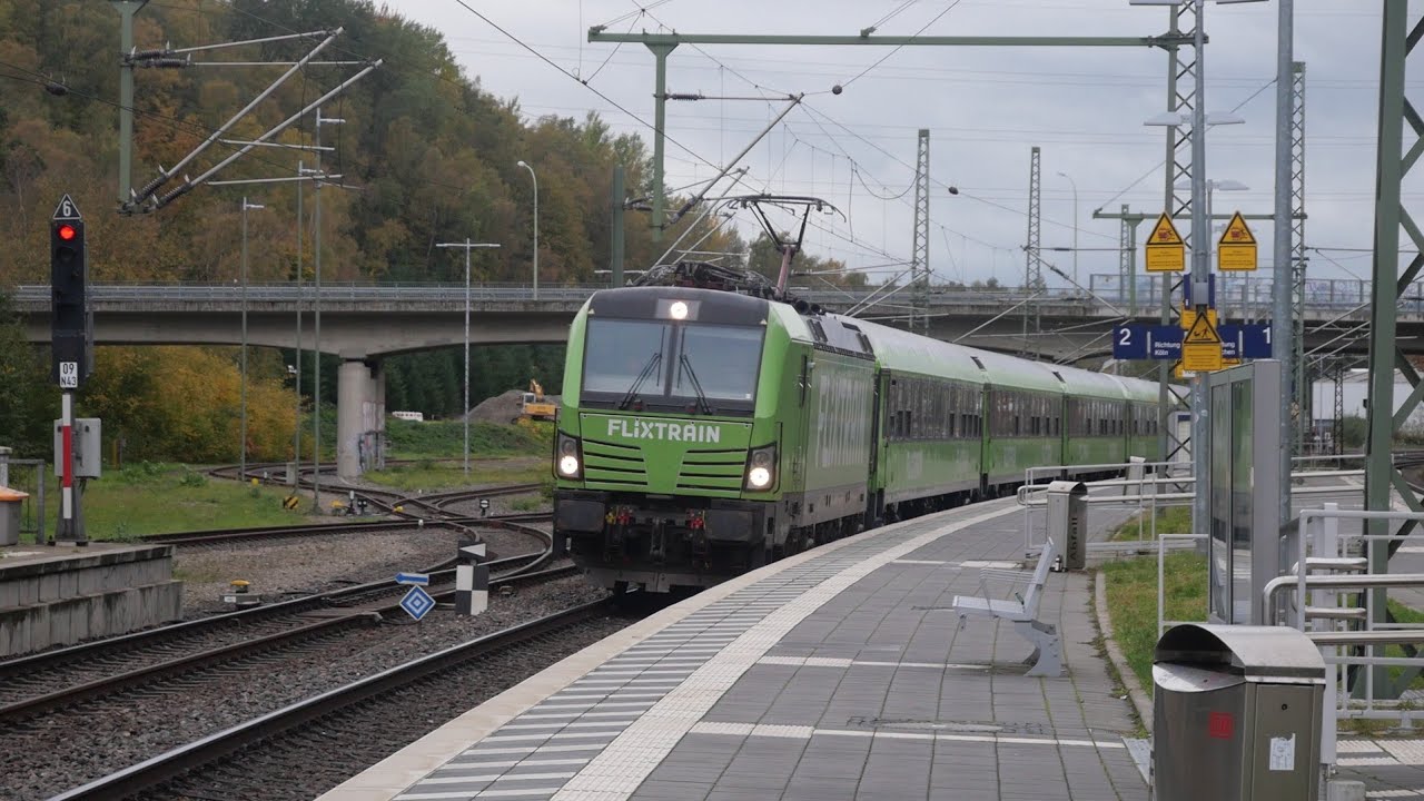 Eisenbahnverkehr in Stolberg HBF Mit Br 643 406 462 442 264 146 185 193 186