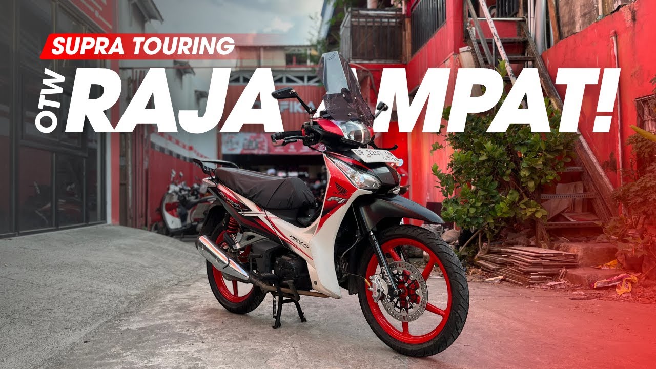 TOURING JUGA MODIFIKASI! | Semi restomod supra x pgm fi helm in modifikasi supra