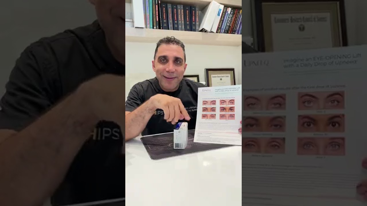 Dr. Saul Tries Upneeq for Ptosis - Instant Results that lasts all day! | Beverly Hills