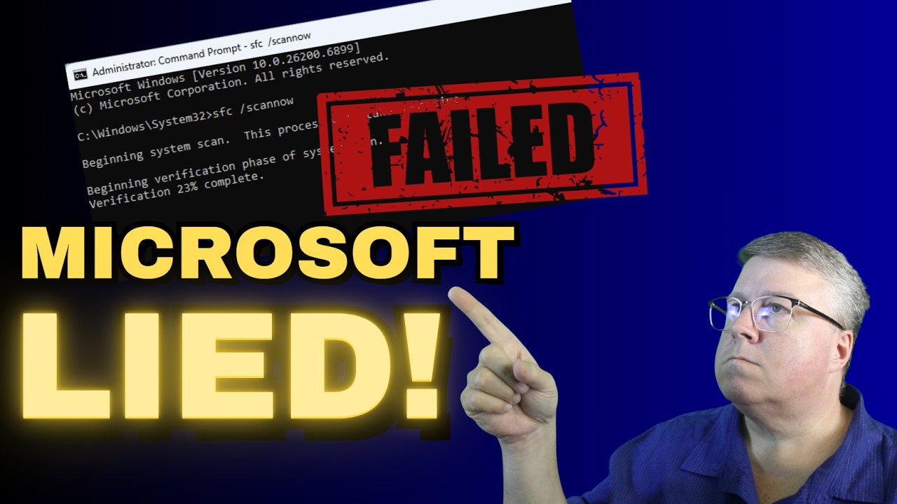 Microsoft солгала: почему SFC /Scannow никогда не работал (до сих пор)