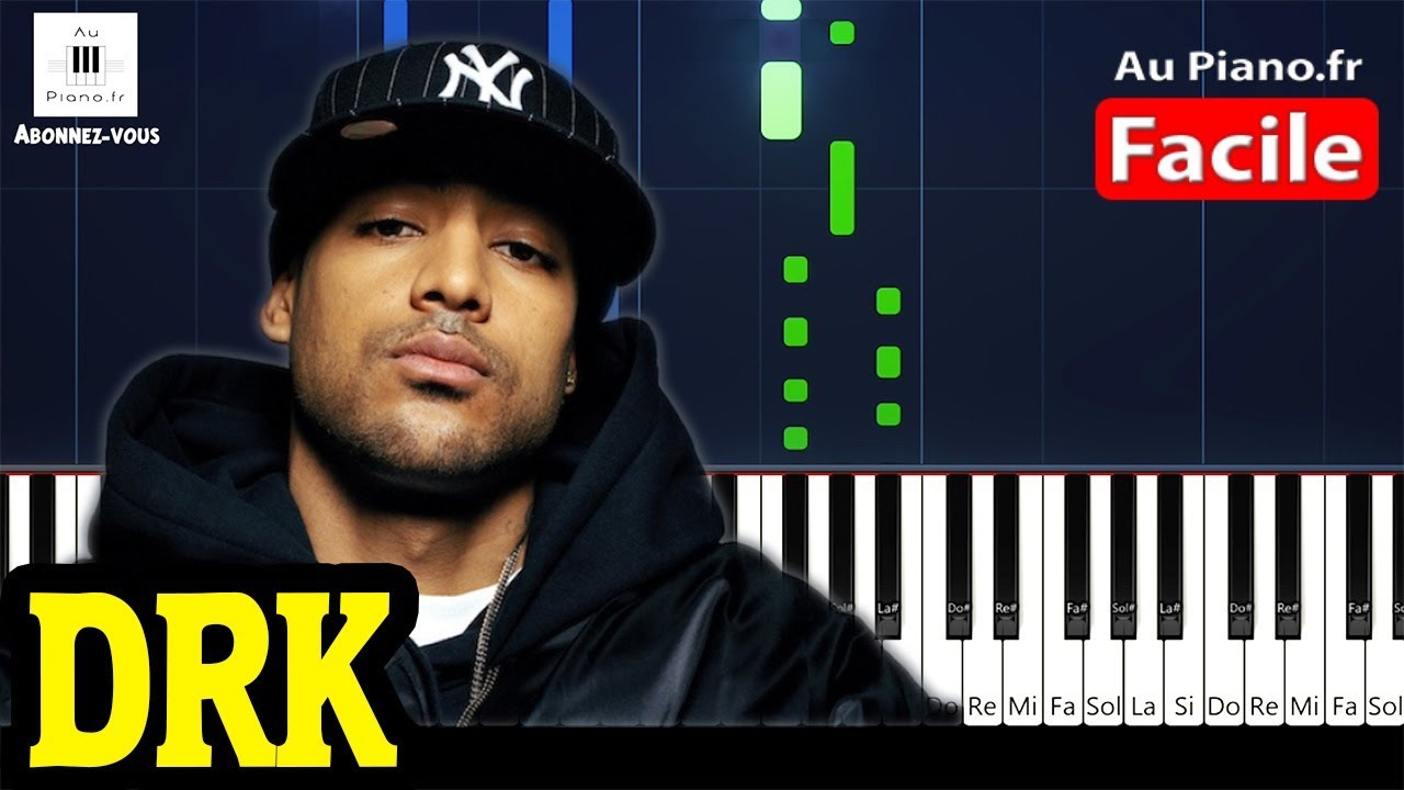 Booba - DKR Piano Facile Tutorial (Instrumental Rap Sombre)