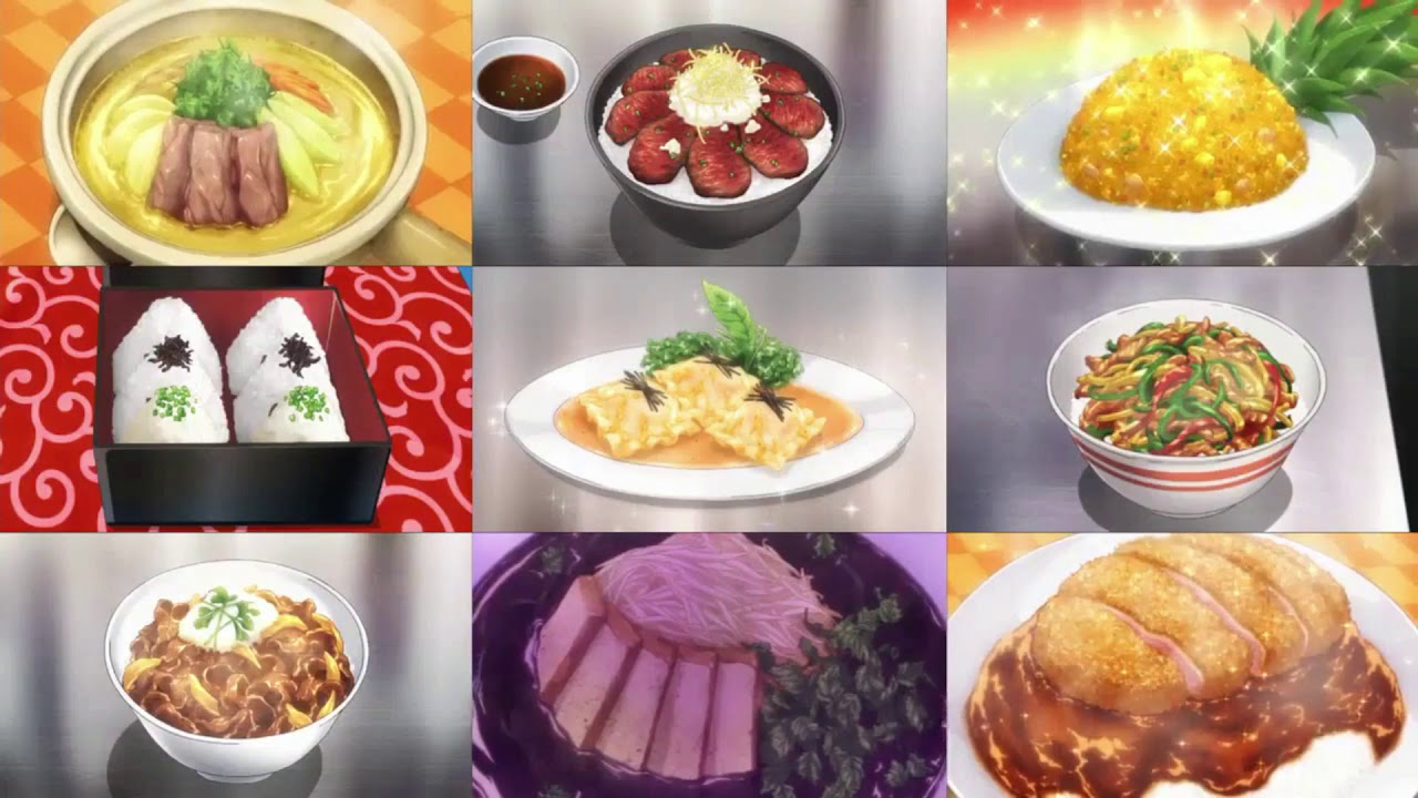 Shokugeki No Soma All ENDING (1-7) HD [Food Wars]