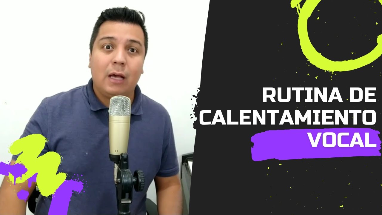 Rutina de calentamiento vocal