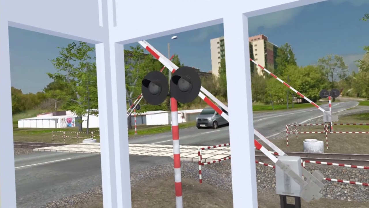 Symulator pracy dróżnika przejazdowego VR