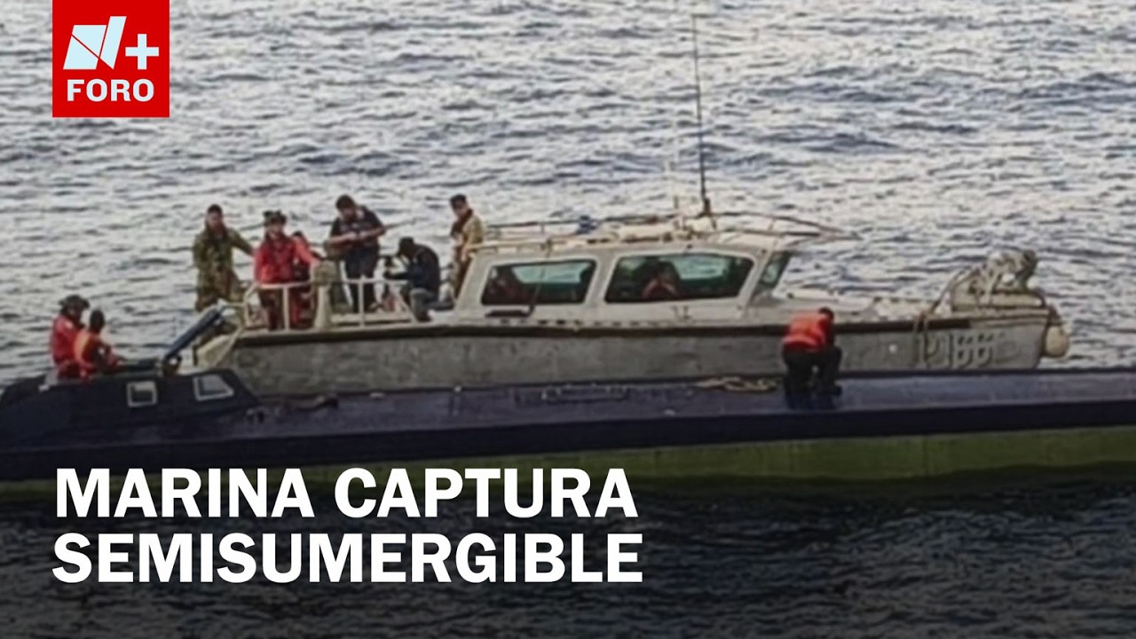 Asegura semisumergible con cocaína en costas de Colima - Expreso de la Mañana