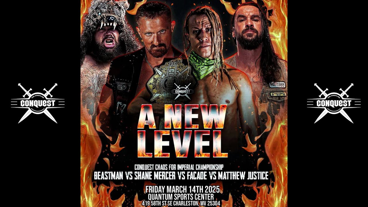 A New Level: Shane Mercer vs Beastman vs Matthew Justice vs Facade for the Imperial Championship