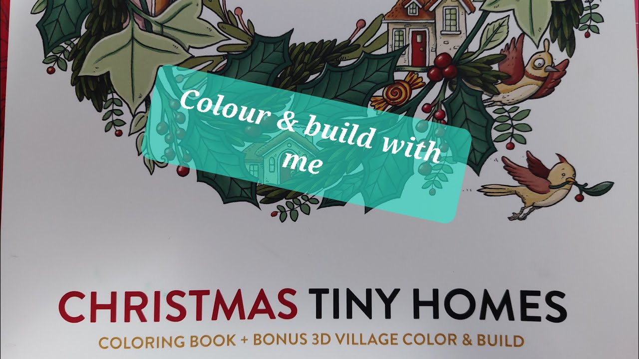 Flip, Colour and build with me in R.J.Hampson's new book 'Christmas Tiny Homes' - The Toy Shop -