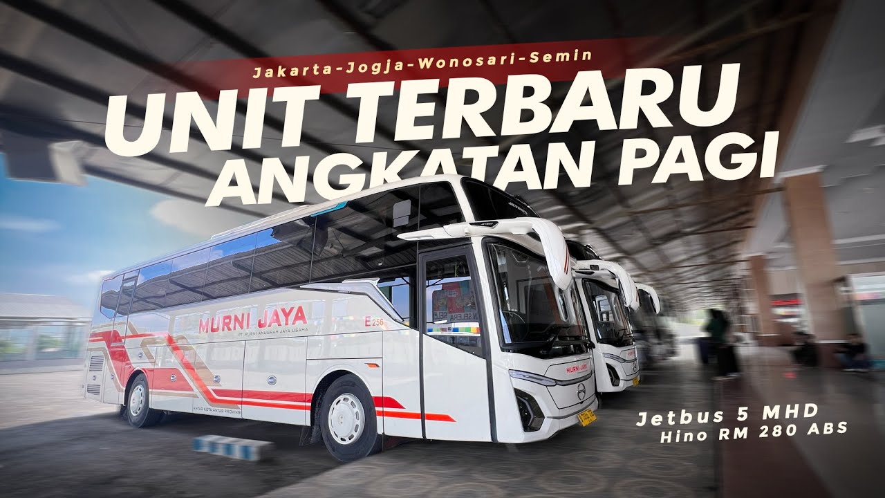 NYOBAIN BIS TERBARU MURNI JAYA, RECOMEND NGGAK YA ⁉️ - Trip Murni Jaya Jetbus 5 | Jakarta-Wonosari