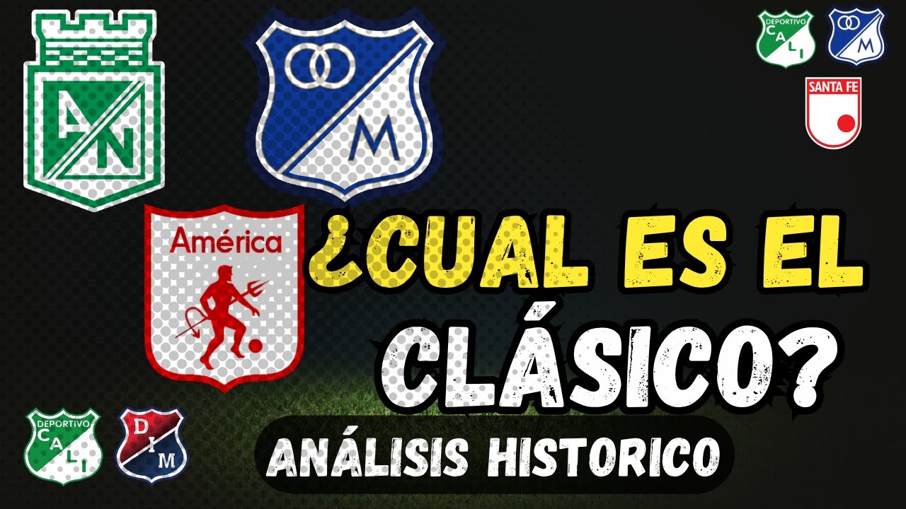 DOCUMENTAL ¿CUÁL ES EL CLÁSICO DEL FÚTBOL COLOMBIANO? CLÁSICO AÑEJO | NACIONAL MILLONARIOS AMÉRICA