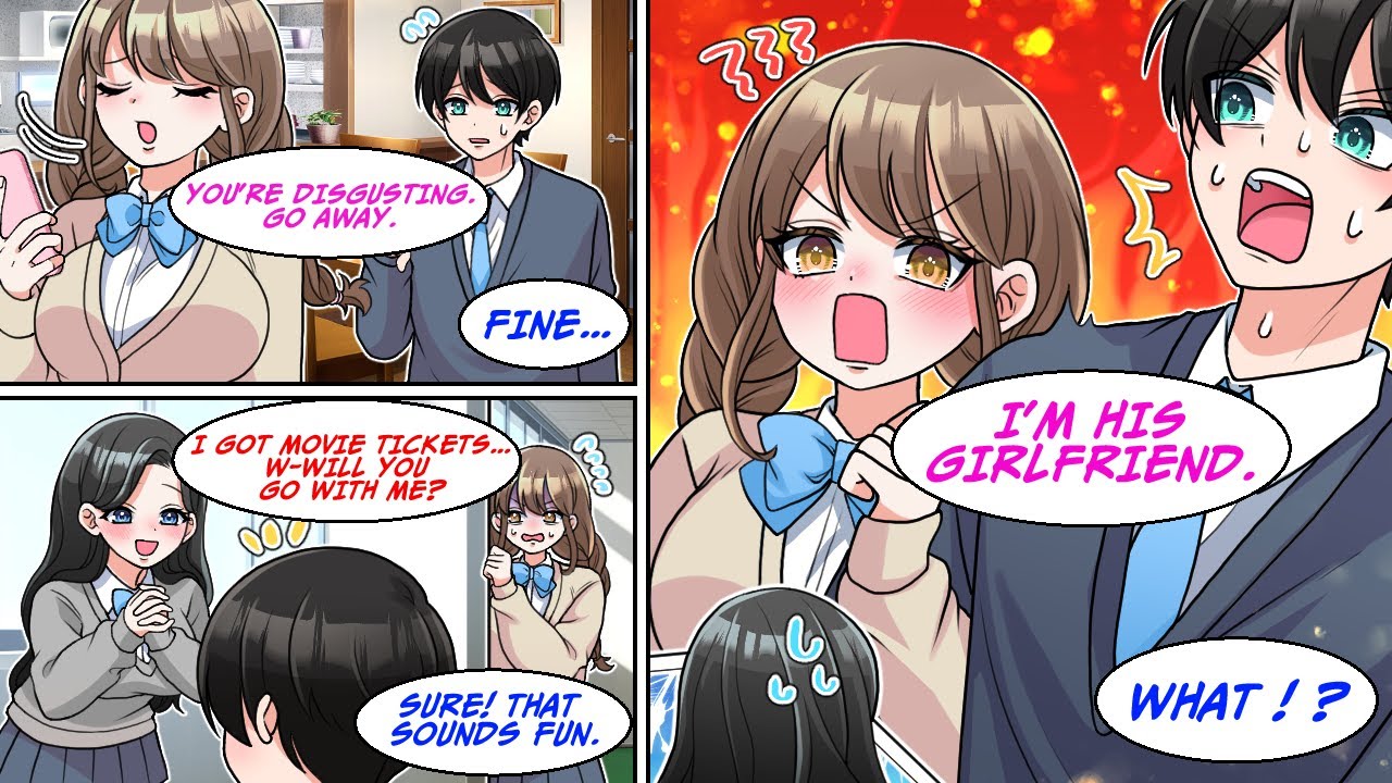 [Manga Dub] My stepsister is always cold, but when another girl confessed to me...