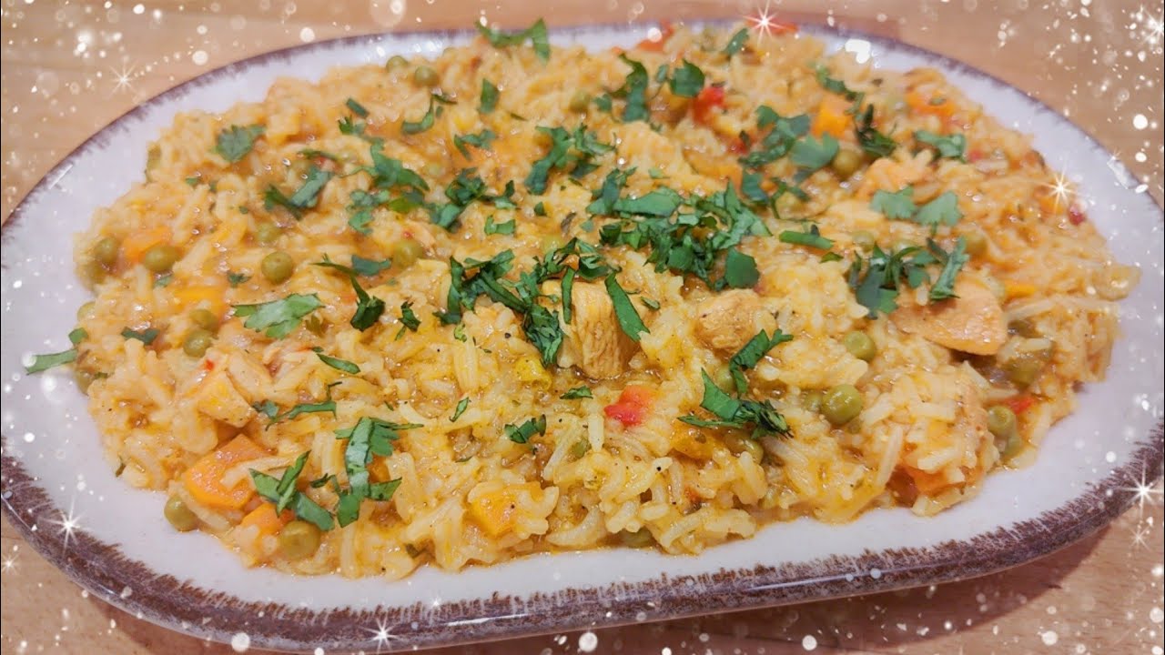 RIZ AUX LÉGUMES UNE RECETTE TRÈS facile et rapide à faire