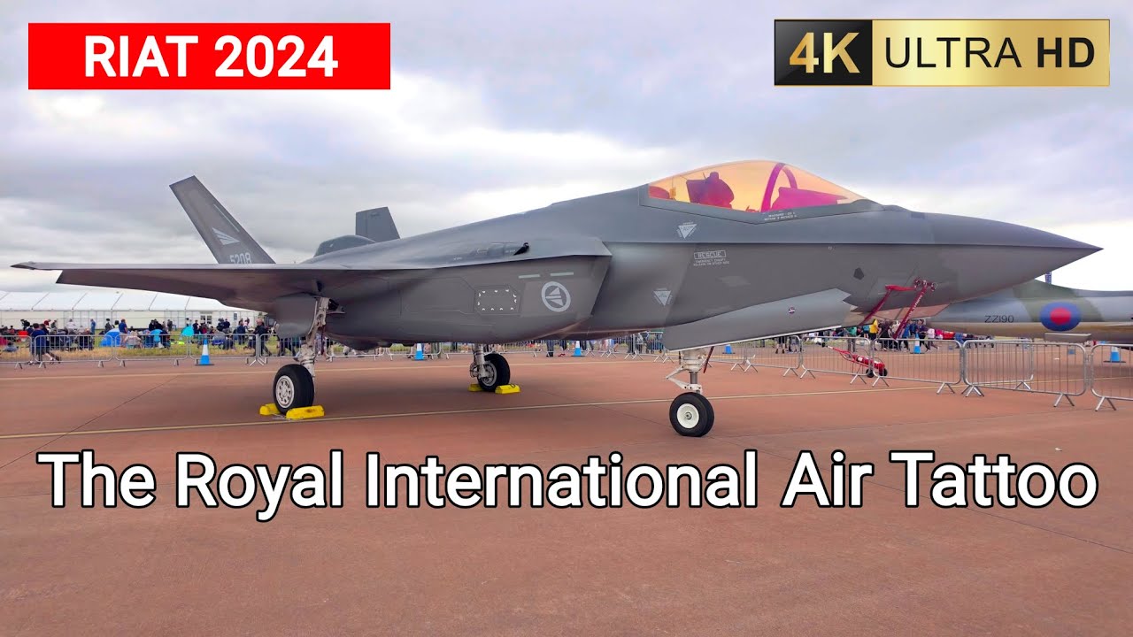 RIAT 2024: The Royal International Air Tattoo – Static Displays [4K60]
