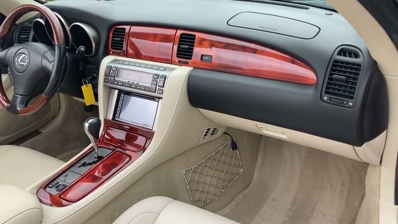 2006 Lexus SC430 Matador Red Walkaround + Convertible top operation