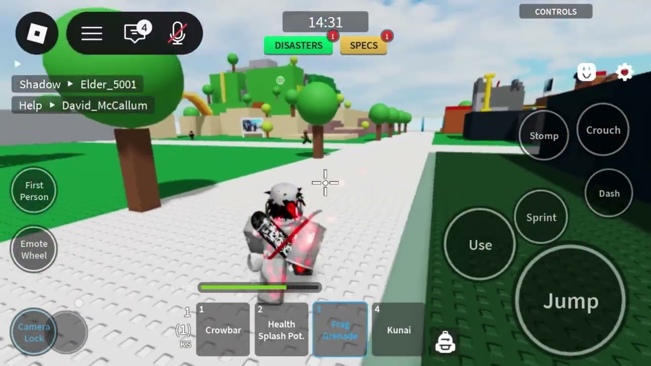 Playing combat Warriors ￼