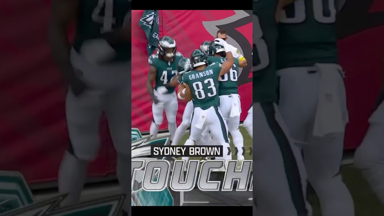 SYDNEY BROWN BLOCKS A PUNT FOR A TOUCHDOWN!!!! 🦅🦅🦅 