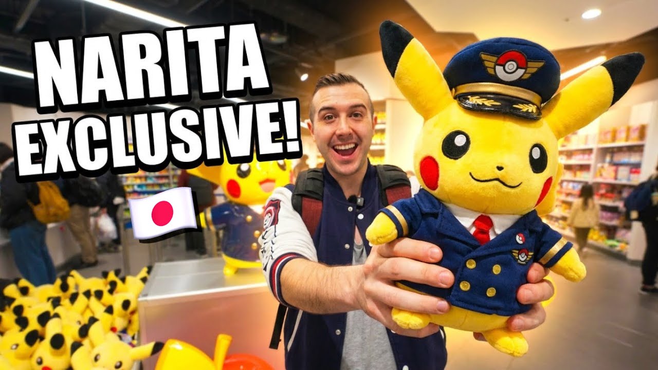 NEW POKÉMON ITEMS at the Narita Airport Pokémon Center ✈️ March 2025 FULL TOUR 🇯🇵