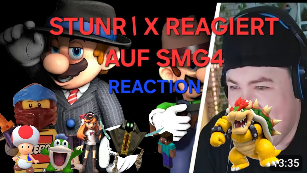 Mario macht eine Mafia? Stunrix reagiert auf SMG4 Reaction