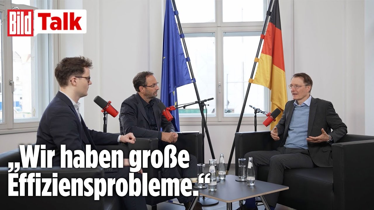 Karl Lauterbach: Wie teuer soll die Krankenkasse noch werden? | BILD TALK