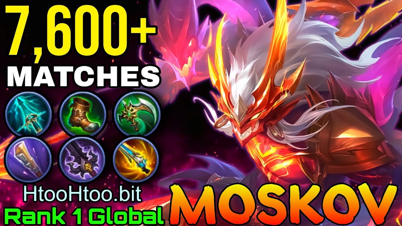 Monster Moskov 7,600+ Matches - Top 1 Global Moskov by HtooHtoo.bit - Mobile Legends