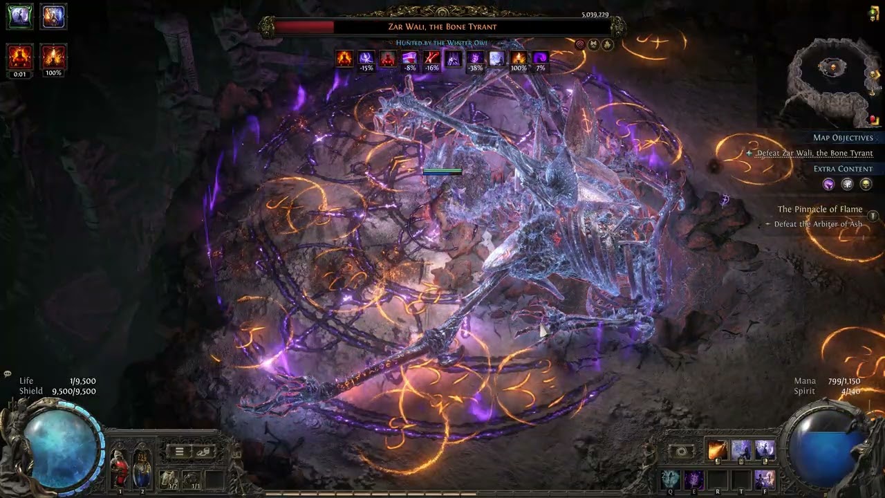Path of Exile 2 - CrackleCreep - Black Flame - Incinerate - Self Ignite - Chaos Innoculation - LOOP