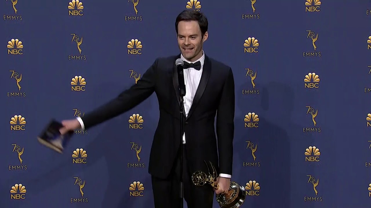 Bill Hader - Emmys 2018 - Backstage Speech