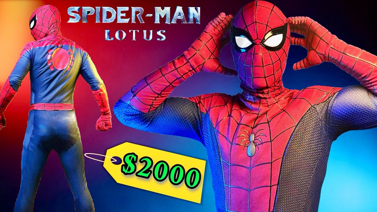 😱 The World’s MOST REALISTIC SPIDER-MAN SUIT! (Spider-Man Lotus)
