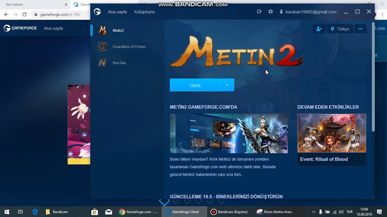 Metin2 Hesabınızı gameforge hesabına aktarma