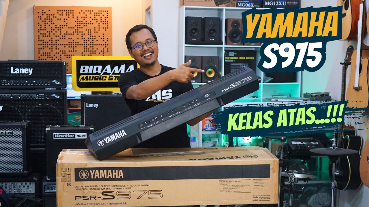 SENSASI BERKELAS...!!! YAMAHA S975 Memberikan standart yang tinggi, spek dewa memori sampling 768Mb