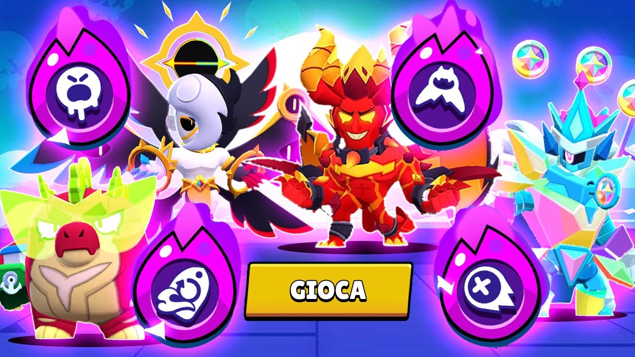 Gioco con TUTTE le OVERDRIVE SKIN e Scalo! Brawl Stars ITA!