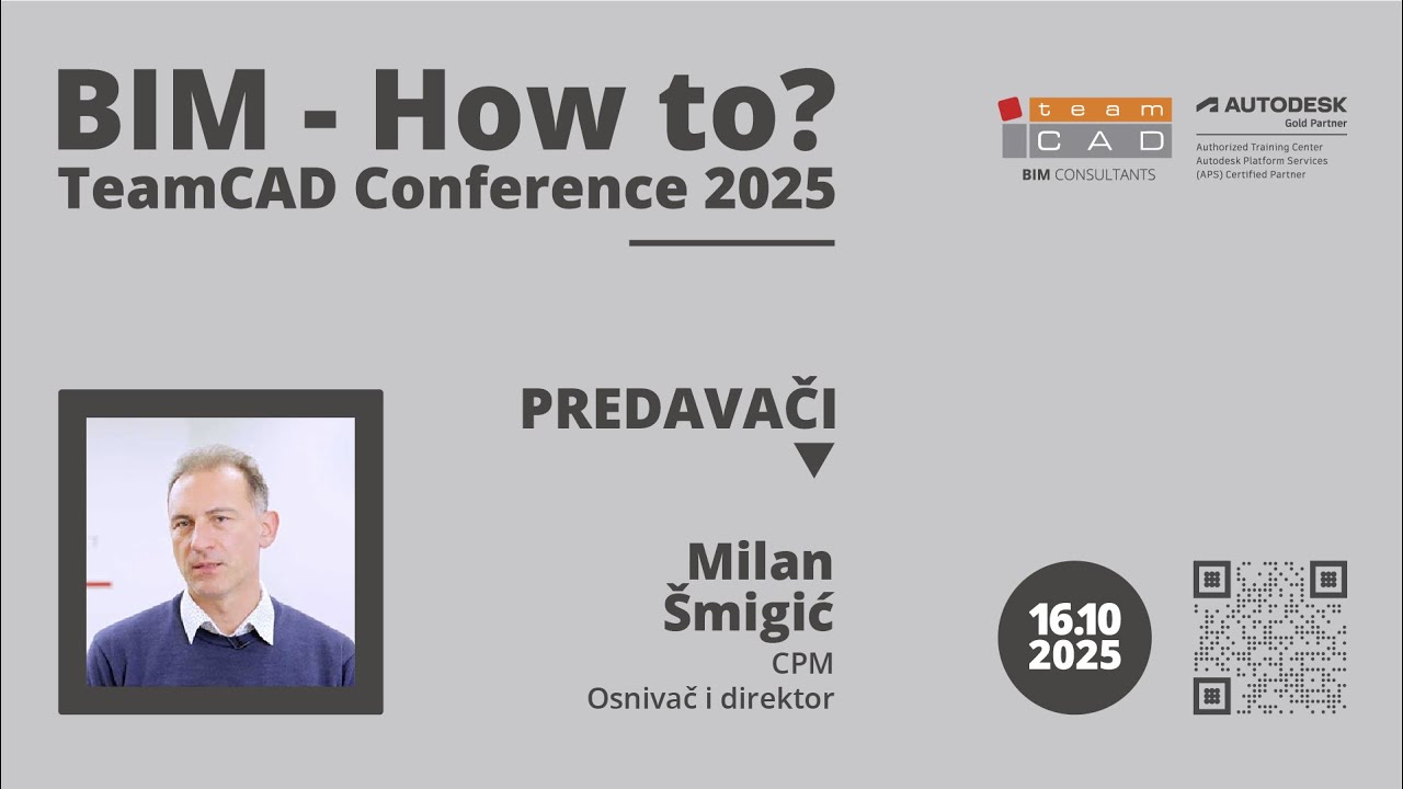 BIM How to Conference 2025: Milan Šmigić - Centar za upravljanje projektima CPM