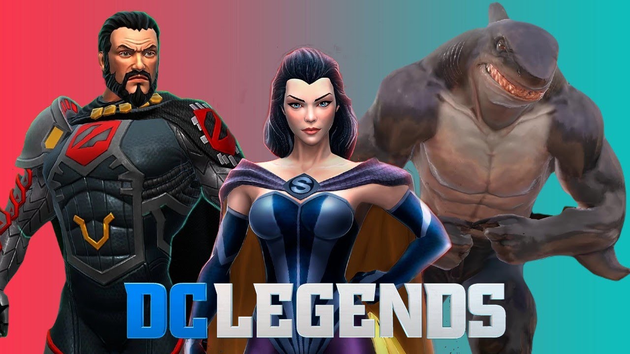 Zod, Sinestro, King Shark, Superwoman vs. Black Canary, Hawkgirl, Huntress, Zatanna | DC Legends