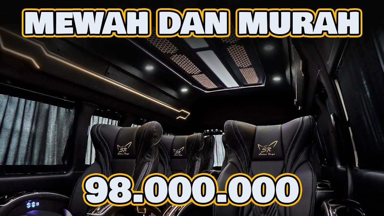 BUDGET 98JT BISA PUNYA INTERIOR HIACE YANG MEWAH DAN NYAMAN!! MEWAAH DAN MURAH!!