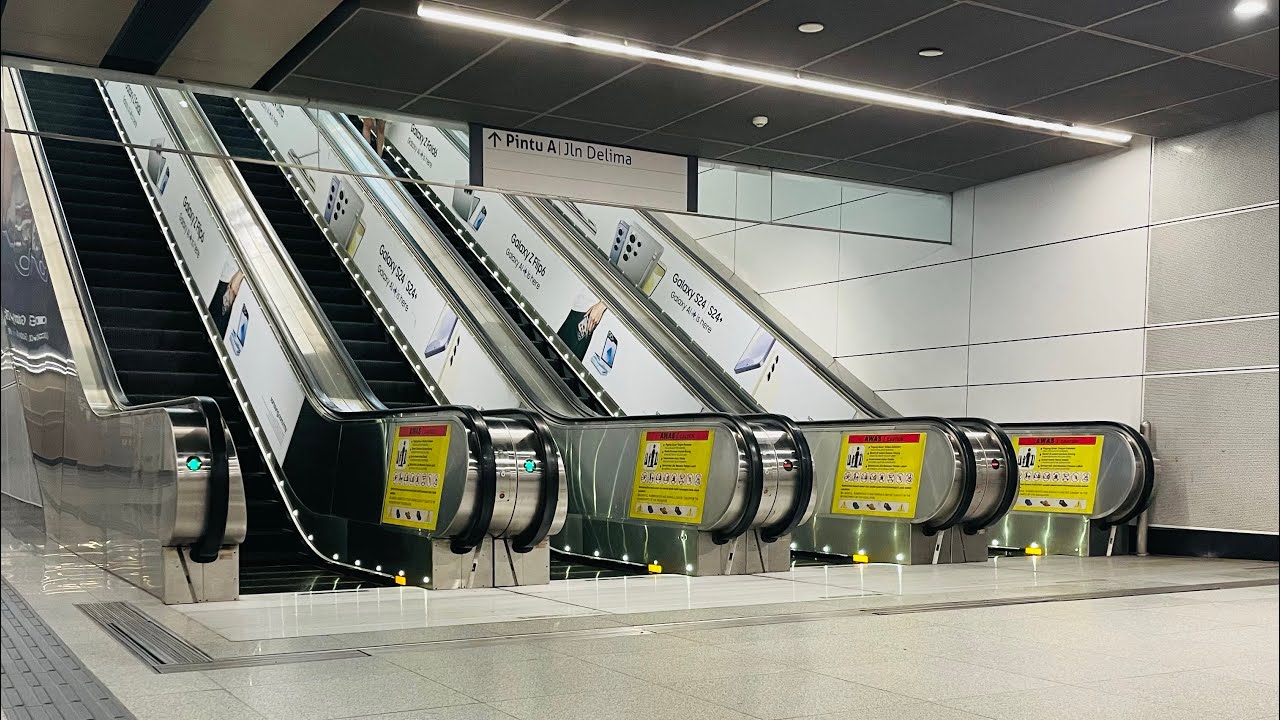4x EITA-Schneider Escalators @ Tun Razak Exchange MRT Station, TRX, Kuala Lumpur