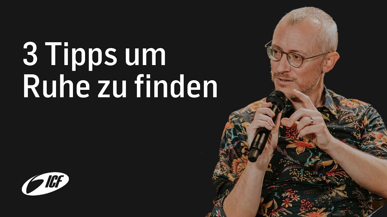 3 Tipps um Ruhe zu finden – Talk mit Dr. Johannes Hartl zum Thema Sabbath