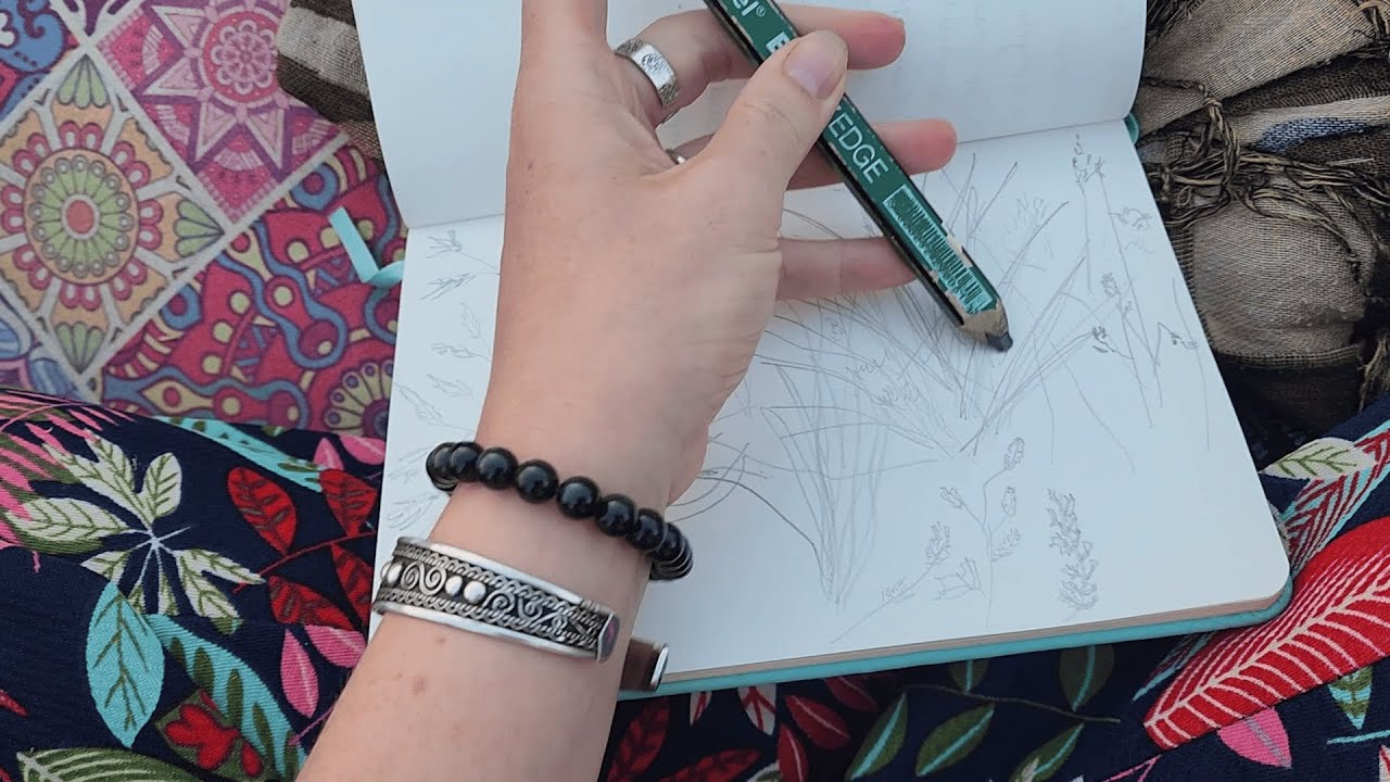 Let the pencil do its thing and dance with the paper