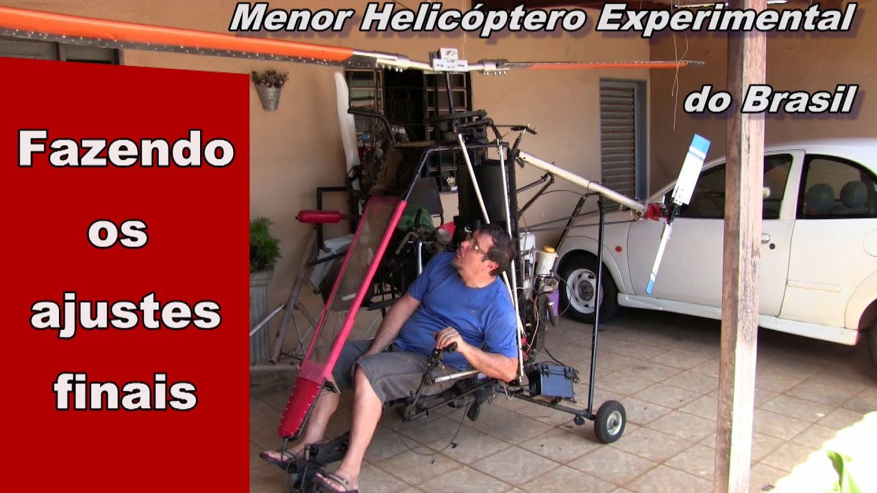 Finalizando o Helicóptero Experimental