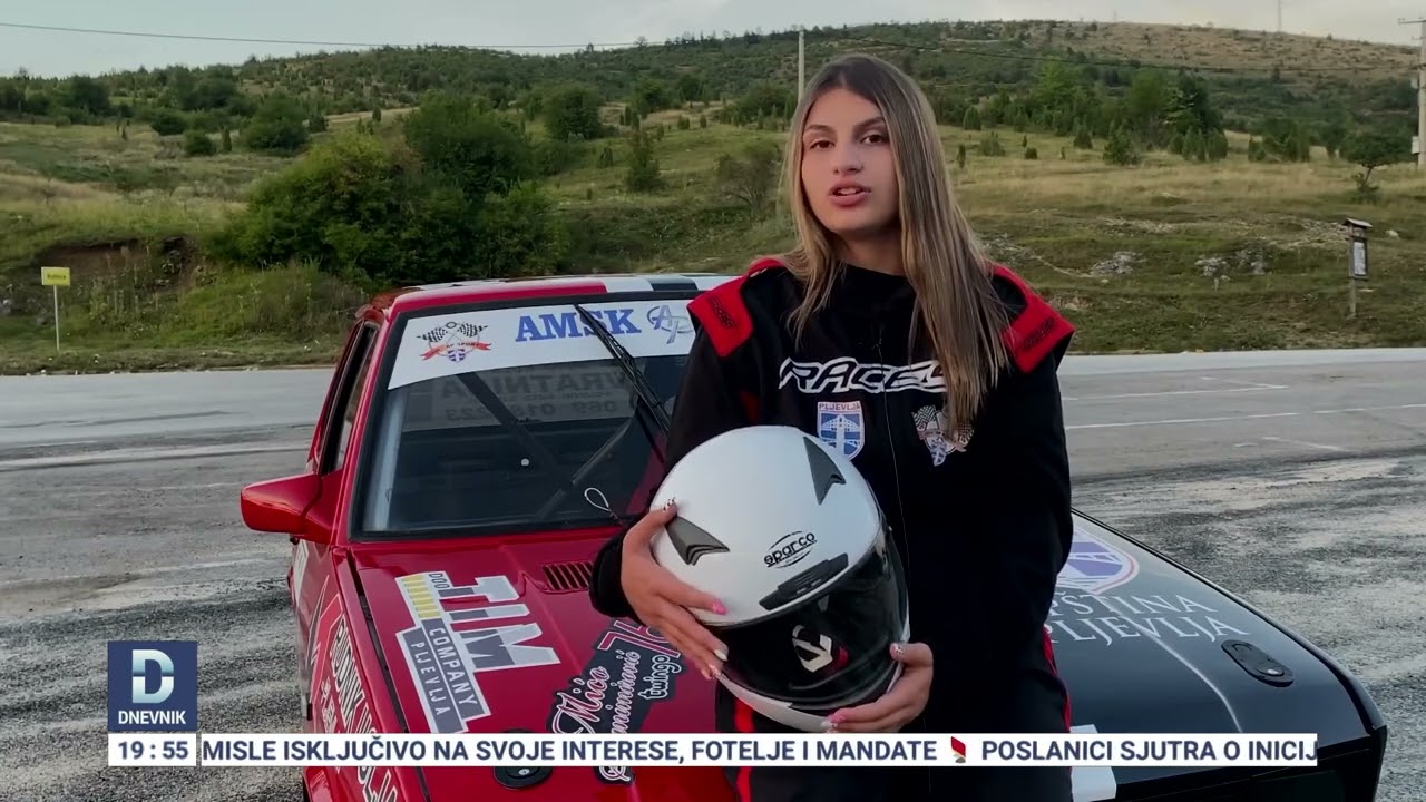 Ena Plakalo - prva Crnogorka na auto trkama za evropski šampionat