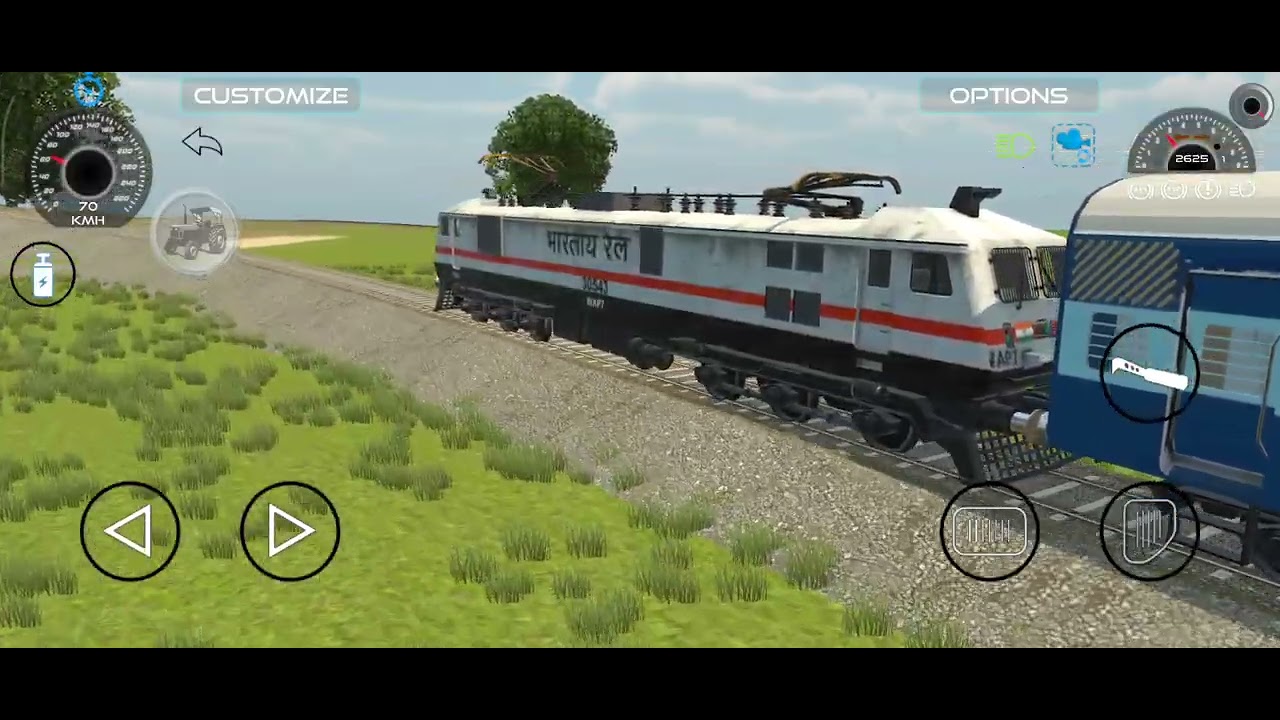 Indian express VS Pakistan train race