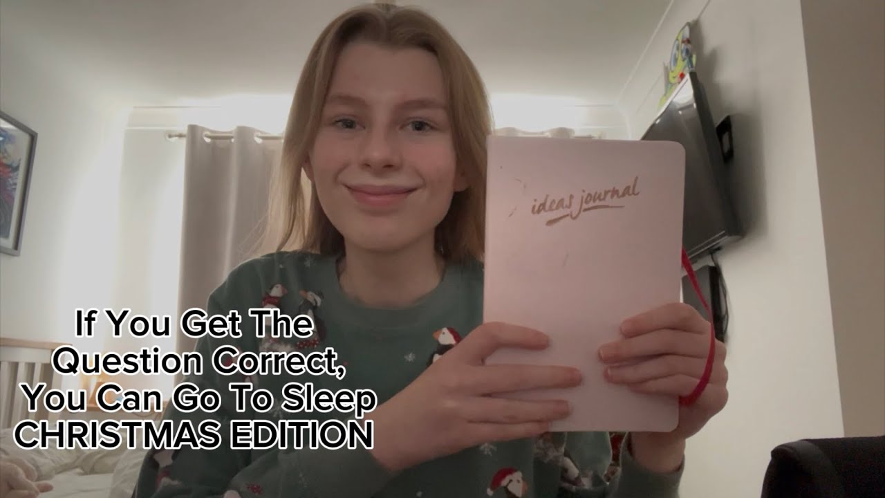 ASMR Если вы правильно ответите на вопрос, вы можете заснуть ~ РОЖДЕСТВЕНСКОЕ ИЗДАНИЕ