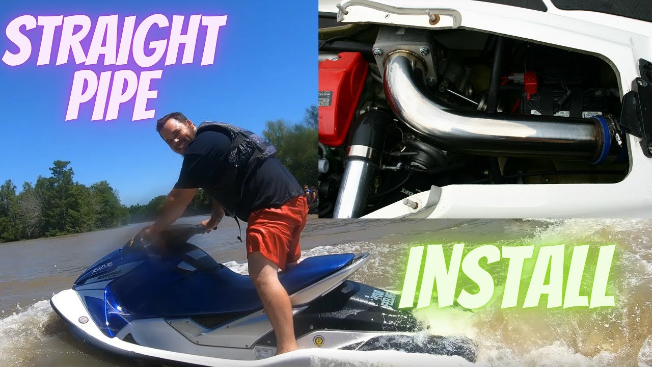 Honda Aquatrax r12/r12x Straight Pipe Upgrade!!