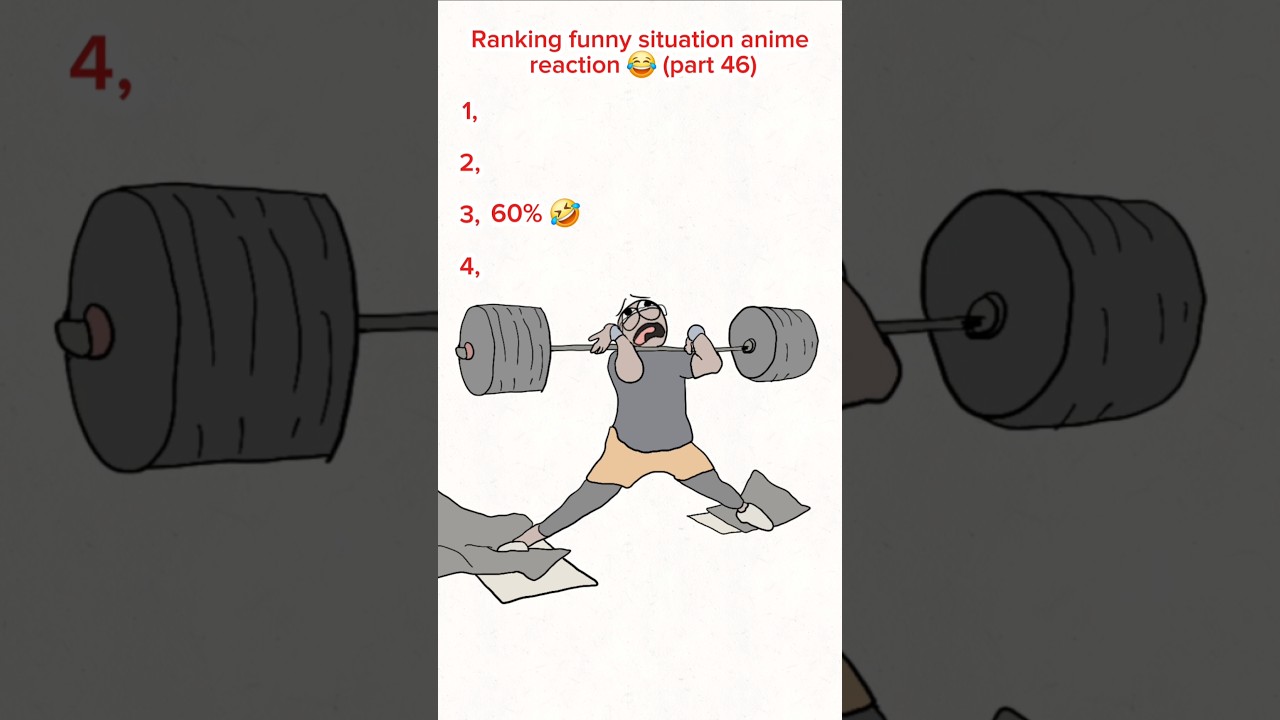 Ranking funny situation anime reaction 😂 (part 46) #shorts #ranking #funny
