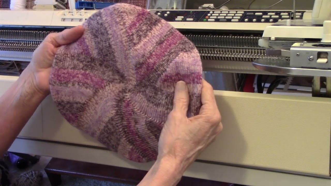 Cute Baby Beret with Automatic Short Rowing by Diana Sullivan