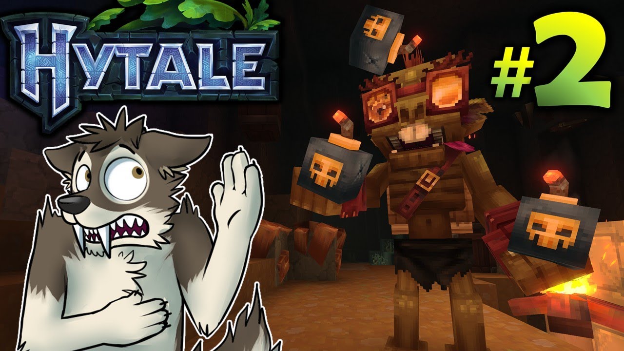 GOBLINS IN MY CAVE?! || HYTALE Let's Play Part 2 (Blind) || HYTALE EARLY ACCESS Gameplay