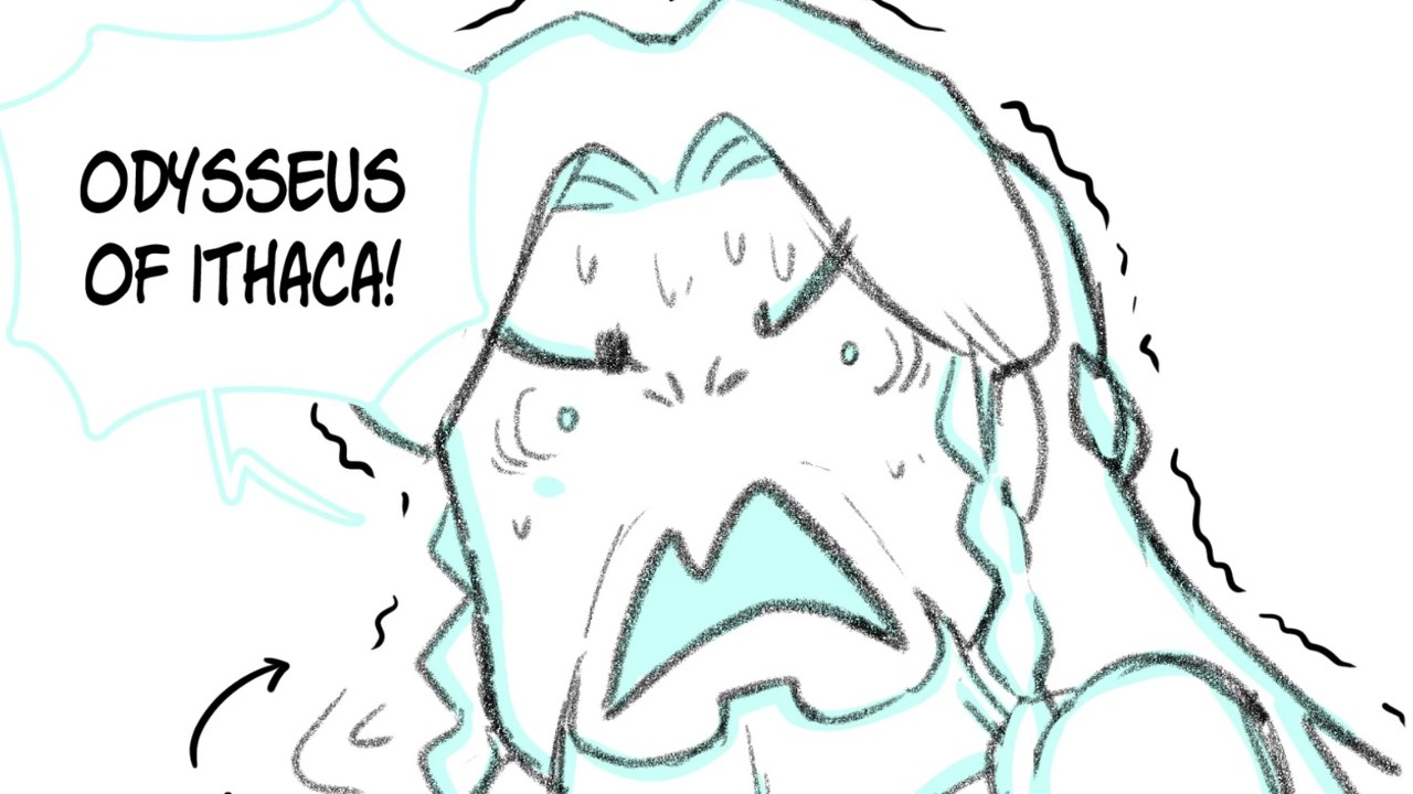 ODYSSEUS MEETS CLOUDYSEIDON! Epic The Musical Fan Comic