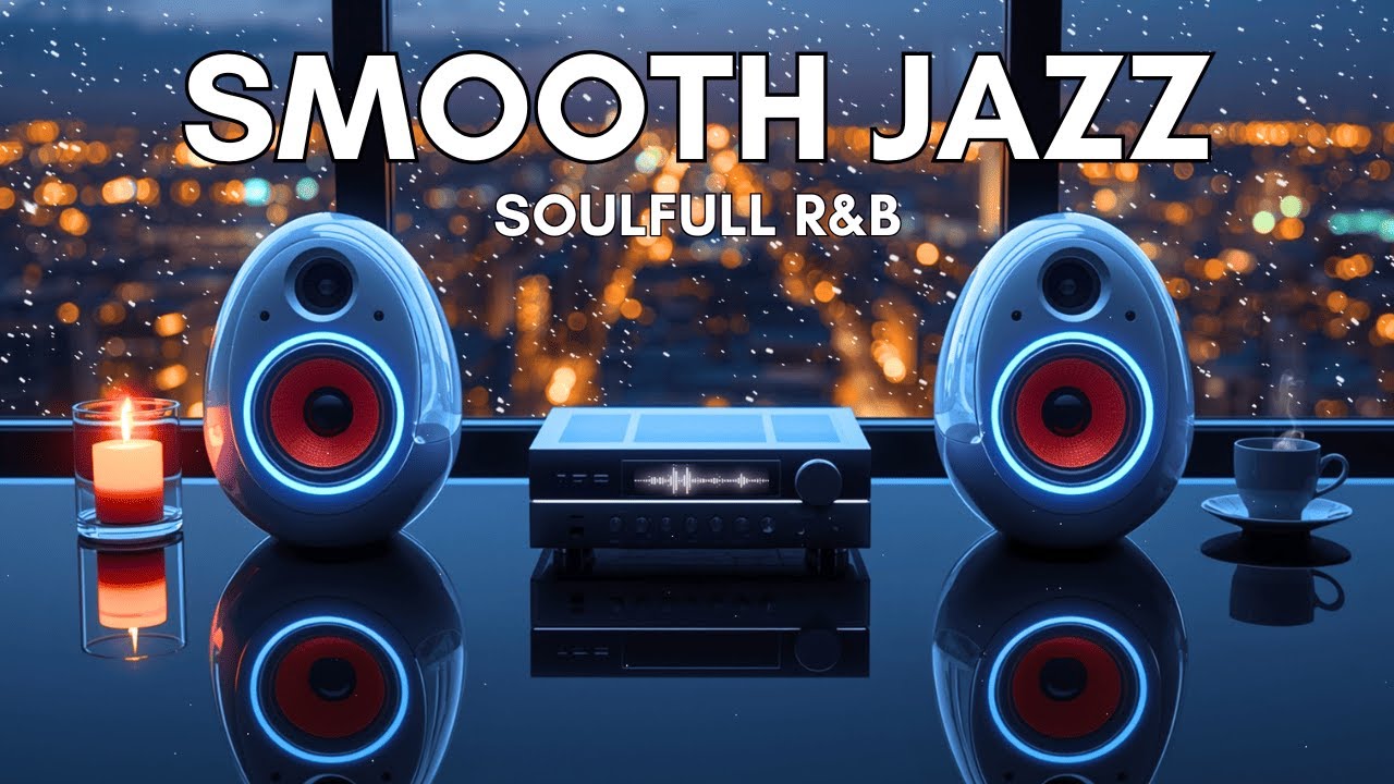 Cozy Snowfall Window Jazz ❄️🪟 Smooth Jazz Soul R&B for Study & Relaxation