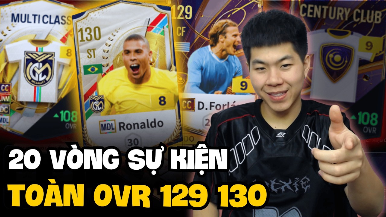 20 VÒNG SỰ KIỆN #1: CHƯA CẦN MỐC CUỐI ĐÃ BÚ ĐẪM CẦU THỦ CHỈ SỐ 130 GẦN 3 TRIỆU TỶ BP SIÊU BÙNG NỔ