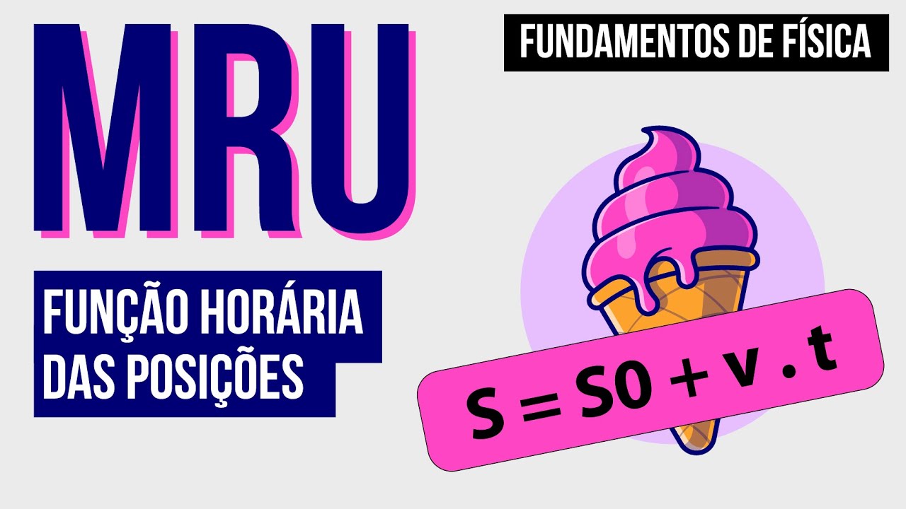 MRU: função horária das posições | Fundamentos de Física Enem | Flaverson Messias Batista