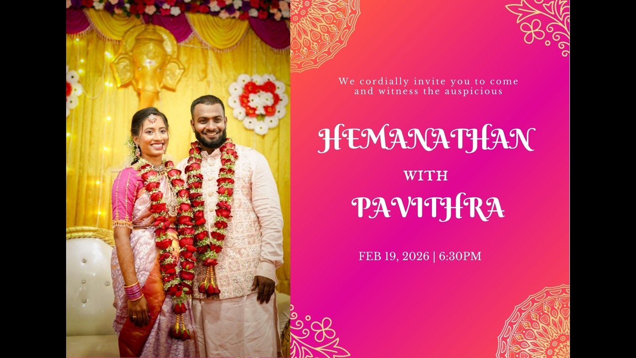 HEMANATHAN (WITH) PAVITHRA